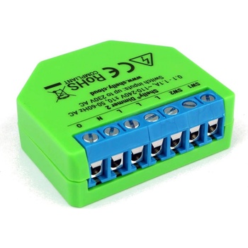 Shelly Микромодул Smart реле 1х димер 200VA без неутрала Shelly Dimmer 2 - 262184S (SHELLY DIMMER 2)
