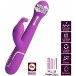 Boss of Toys Pretty Love Dejon 3-in-1 Multifunction Rabbit Vibrator Purple Silicone