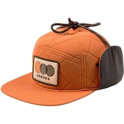 K ARMADA Seven Panel Quilted Hat Sienna-Indigo