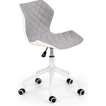 Младежки стол Matrix 3 бяло и сиво