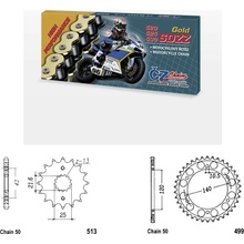 ČZ Řetězová sada Suzuki GSX-R 1300 R Hayabusa 99-07