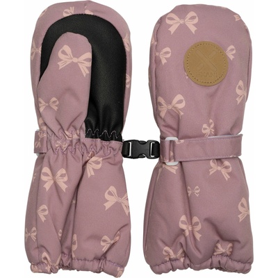 Exani Dětské zimní rukavice palčáky růžové PINK BOW – Zboží Dáma