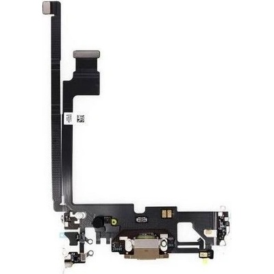 Apple iPhone 12 Pro Max - Nabíjecí Konektor + Flex Kabel (Gold), Gold