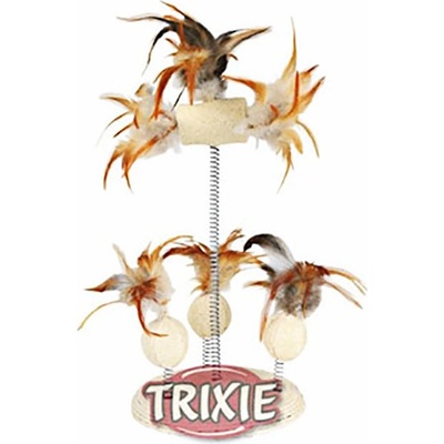 TRIXIE Hračka pro kočky sisalové hřiště s pružinami 15x30cm