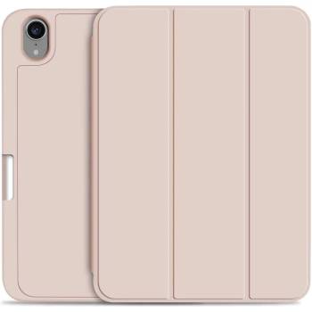 Tech-Protect Folio Case - полиуретанов калъф и поставка за iPad mini 6 (розов) (bulk)