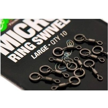 Korda Obratlík s kroužkem Micro Ring Swivel veľ.L 10 ks