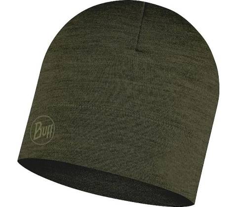 Buff Lightweight Merino Wool Hat solid bark