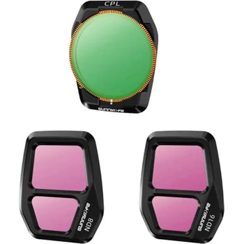 Sunnylife A3S-FI925CPL регулируем филтър за обектив, CPL+ND8+ND16 за AIR 3S 3 бр (A3S-FI925)