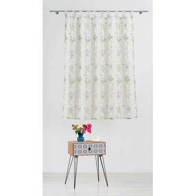 Mendola Fabrics Кремава завеса 140x160 cm Cassia - Mendola Fabrics (10-175CASSIA-C1)