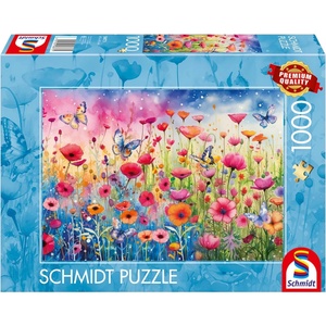 Schmidt Spiele Пъзел Schmidt от 1000 части - Поле с макове (58873)