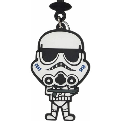Prívesok na kľúče a batoh Star Wars Soft Touch PVC Bag Clip Stormtrooper