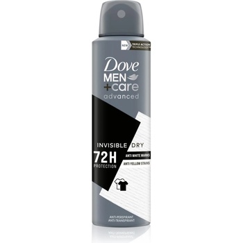 Dove Men+Care Advanced Invisible Dry дезодорант срещу бели и жълти петна Invisibile Dry 150ml