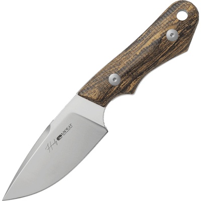 Viper HANDY Drop Point Satin CPM Magnacut, Bocote Wood, Leather sheath VT4038BC