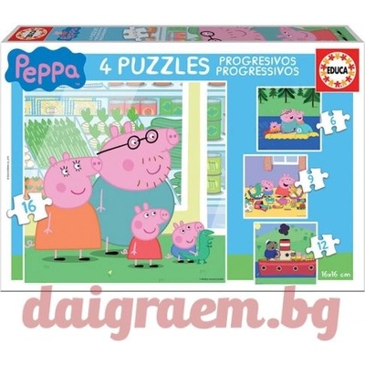 Educa Пъзел EDUCA 15918 - 43 части - Пепа Пиг, Peppa Pig, Прасето Пепа (EDU15918)
