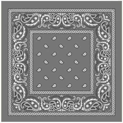 Woodrow bandana šátek šedá