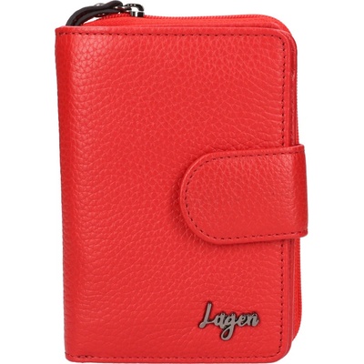 Lagen Dámska kožená peňaženka LG038 red
