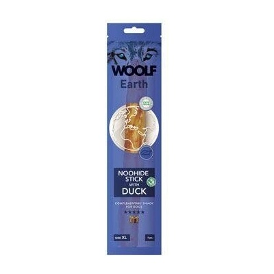 WOOLF Earth poh. NooHide XL Stick with Duck 85g