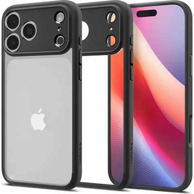 Spigen Ultra Hybrid Case за iPhone 17 Pro - черен мат (8800283314755)