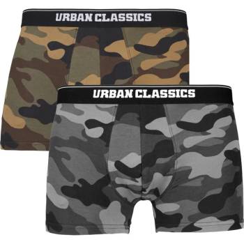 Urban Classics мъжки боксерки, горски камуфлаж + тъмен камуфлаж (TB2047WOODCAMODARKCAMO)