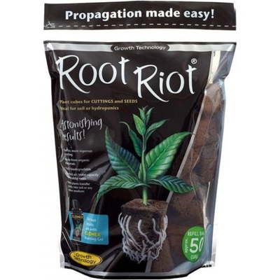 Growth Technology Root Riot 50, sadbovací kostky bez sadbovače 50 ks