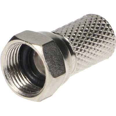 Koaxiálny F konektor 7.5mm s gumovým tesnením