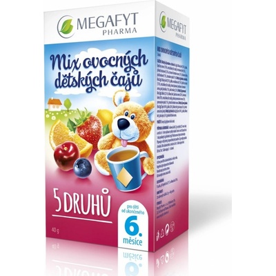 Megafyt MIX ovocných ch čajů 20 x 2 g