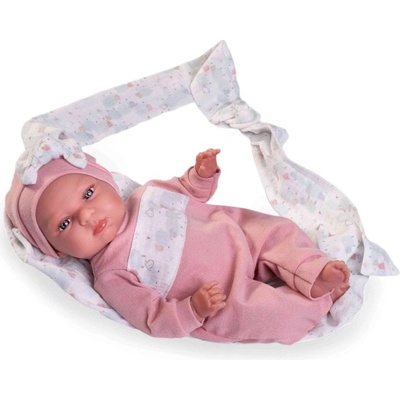 Antonio Juan 82309 Můj malý REBORN TUFI realistická miminko s měkkým látkovým tělem 33 cm