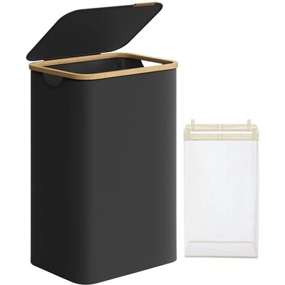 Songmics 90 l černý LCB509B01V1 – Zboží Mobilmania