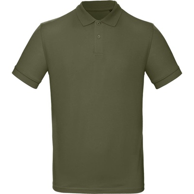 B&C Collection B&C INSPIRE POLO MEN / Мъжка поло тениска с къс ръкав от органичен памук - каки S (010430u4201)