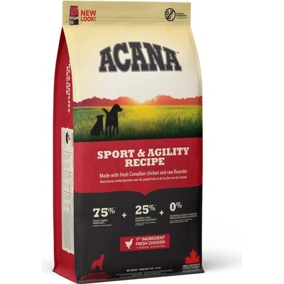 Acana Heritage Sport & Agility Chicken Turkey & Fish 17 kg