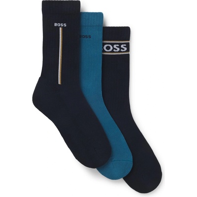Boss Чорапи Boss 3-Pack Logo Socks - Blue 961