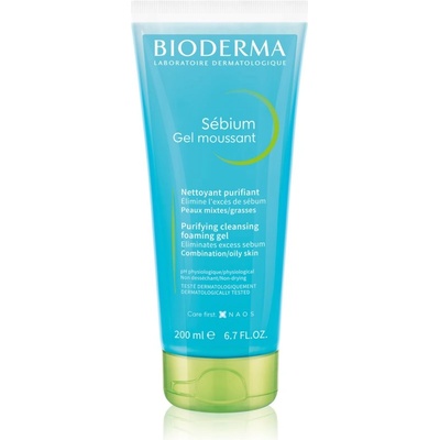 BIODERMA Sébium Gel Moussant почистващ гел за смесена и мазна кожа 200ml