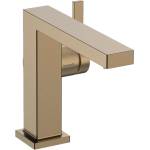 Hansgrohe Tecturis E - Смесител за умивалник със сифон, CoolStart, EcoSmart, матиран бронз 73023140 (73023140)