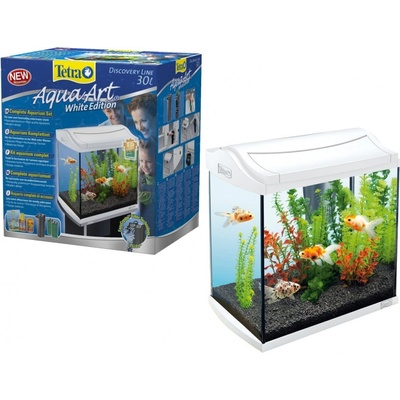 Tetra AquaArt akvarijný set biely 35 x 25 x 25 cm, 30 l