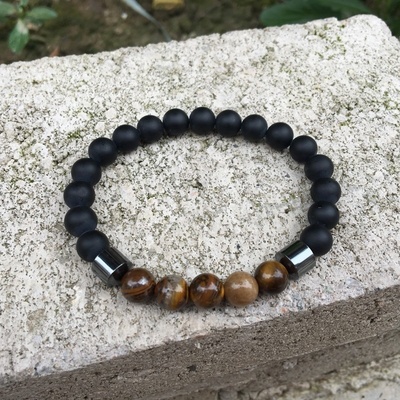 Naky kamenný Nathan černá SLCZ008