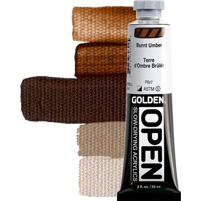 Golden Artist Colors Open АКРИЛНА боя Burnt Umber 59 ml 1 бр (0007030-2)