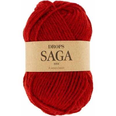 Drops Saga Mix 42 červená