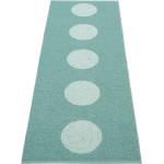 Pappelina Тюркоазена пътека за открито и закрито 70x200 cm Vera Pop Jade - Pappelina (VP1A720)