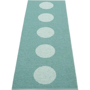 Pappelina Тюркоазена пътека за открито и закрито 70x200 cm Vera Pop Jade - Pappelina (VP1A720)