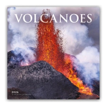 Browntrout Verlags GmbH Volcanoes - Vulkane 2026 - Wand-Kalender