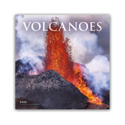 Browntrout Verlags GmbH Volcanoes - Vulkane 2026 - Wand-Kalender | Carousel Calendar