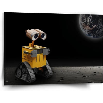 Sablio Obraz Wall-E robot Mesiac - 150x110 cm