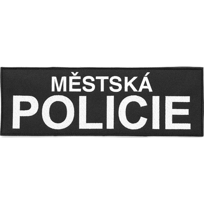 NAVYS Nášivka MĚSTSKÁ POLICIE velká ČERNÁ