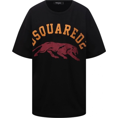 DSQUARED2 Jaguar Black tričko černá