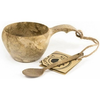 Image 1 of KUPILKA 21 Класическа чаша с лъжица, кафява (K21B0T)