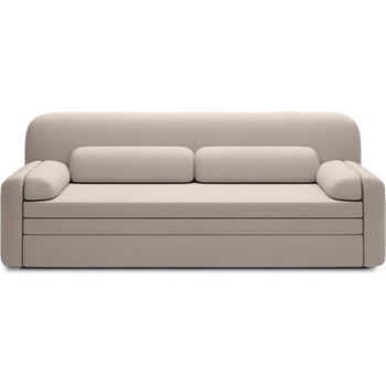Eltap Бежов кадифен разтегателен диван с място за съхранение 236 cm Elioss - ELTAP (SO-ELIO-18SO)