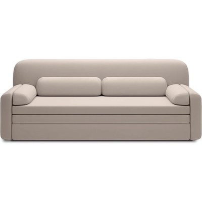 Eltap Бежов кадифен разтегателен диван с място за съхранение 236 cm Elioss - ELTAP (SO-ELIO-18SO)