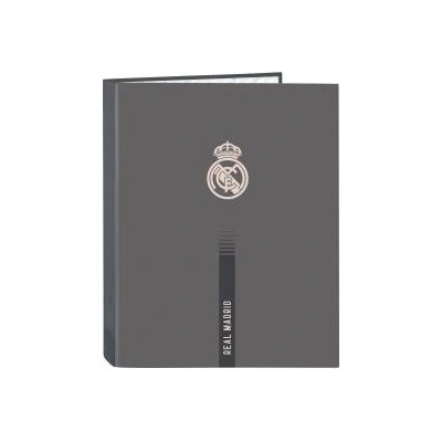 Real Madrid C. F Папка с пръстени Real Madrid C. F. Сив A4 26.5 x 33 x 4 cm