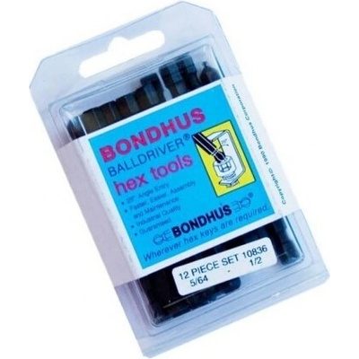 Bondhus Sada bitů inch BHX 12 dlouhý 3"/75mm 10836