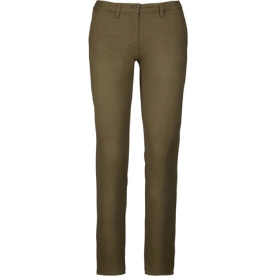 Kariban K741 chino dámské COT20K741081t9-light khaki
